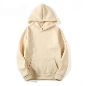Sweat-shirt à capuche uni pour homme 100% coton, logo personnalisé OEM, streetwear décontracté, vente en gros - Product Image 5