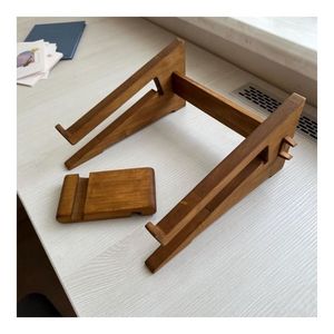 Support d'ordinateur portable en bois 2026, modèle trépied, réglable et ergonomique, idéal pour la maison, le bureau et l'étude – NOUVEAUTÉ ! - Product Image 5