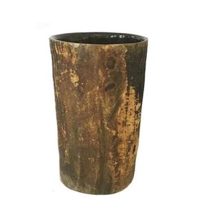 Handmade Rustic Decorative Antique Buffalo Horn Flower <b>Vase</b> <b>Set</b> Natural Horn in Two Sizes - Product Image 1