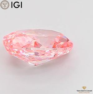 เพชร CVD ที่ได้รับการรับรองจาก IGI น้ำหนัก 3.00 กะรัต ทรงรี สีชมพูสดใส ระดับความสะอาด VVS2 สำหรับแหวนเพชรเม็ดเดี่ยวที่มีเอกลักษณ์ - Product Image 6