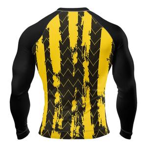 Camiseta de Manga Larga para Hombre, Talla Grande, para Surf, Natación, BJJ, Jiu Jitsu, MMA, Entrenamiento de Lucha, Personalizable, de Alta Calidad, Rashguard de MMA - Product Image 2