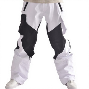 Pantalon de ski personnalisé streetwear OEM, respirant, imperméable, coupe-vent, avec cordon de serrage, chaud, imprimé, grande taille - Product Image 1