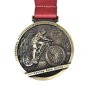 OEM Friendly <b>Silver</b> Plated Zinc Alloy Metal Sports Souvenir Medal, Marktex - Product Image 1