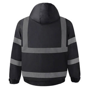 Chaqueta de Seguridad Personalizada con Cuello Alto, Ecológica, Transpirable, de Secado Rápido y Alta Visibilidad para Trabajos de Construcción para Hombre - Product Image 2