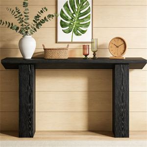 โต๊ะคอนโซลหลัก โต๊ะโซฟาไม้ โต๊ะทางเข้ายาว โต๊ะคอนโซลทนทานสำหรับตกแต่งบ้าน - Product Image 1