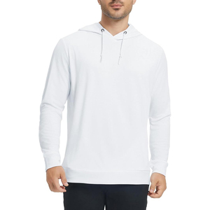 Sudadera Deportiva con Capucha para Hombre, Ajustada, para Fisicoculturismo, Gimnasio, Entrenamiento, Atlética, de Algodón y Elastano, Elástica - Product Image 2