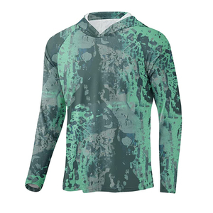 Camisas de Pesca Personalizadas al por Mayor, de Secado Rápido, Manga Larga, Protección Solar UPF 50+, para Hombre - Product Image 4