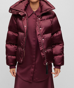 Regular Plus Size Breathable Silk Screen Printed logo Camouflage Cotton New Style Winter Casual Wear Women Quilted Puffer <b>Jacket</b> - Product Image 6