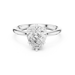 Bague de fiançailles taille poire en or jaune 18 carats avec bande de diamants, bague de mariage en or blanc 14 carats, bijoux fins pour femme, bague d'anniversaire en forme de goutte d'eau - Product Image 3