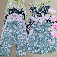 Robes élégantes pour enfants, en coton et élasthanne, assorties, en gros, pour filles de 2 à 12 ans, ensembles de robes, vêtements en lot, en boîte
