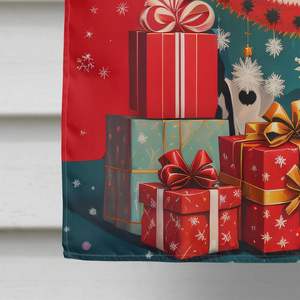 Dálmata vacaciones Navidad gran patio Banner ilustraciones Multicolor poliéster casa tamaño colgante de pared para porche manga poste bandera - Product Image 4