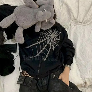 Sweat à capuche pour homme avec strass, décontracté, tendance, scintillant, respirant, confortable, élégant, streetwear, pour les fêtes et le quotidien - Product Image 4