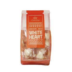 High Quality White Compound <b>Chocolate</b> with Orange Yogurt Taste, <b>Assorted</b> Nuts and Fruit Blend OEM Factory - Product Image 1