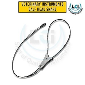 Bê đầu bẫy thép không gỉ chăn nuôi gia súc trang trại động vật Pig Catcher động vật chủ bằng cuộc sống dụng cụ chăm sóc - Product Image 4