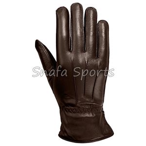 Gants en cuir simples pour hommes, pour affaires, activités de plein air, cyclisme, rétro, compatibles écran tactile, respirants, tendance, fabriqués au Pakistan - Product Image 6