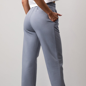 Pantalones Deportivos Personalizados para Mujer, Forrados de Felpa, Pantalones Térmicos de Algodón para Invierno con Bolsillos - Product Image 2