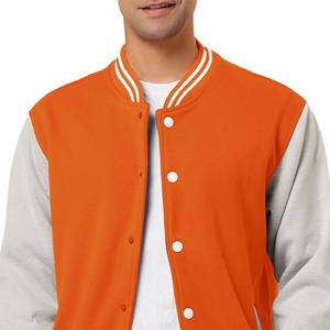 Street Wear Varsity <b>Jackets</b> <b>for</b> <b>Men's</b> Button up Color Customized Logo <b>Baseball</b> Varsity <b>Jackets</b> <b>for</b> Boys - Product Image 6