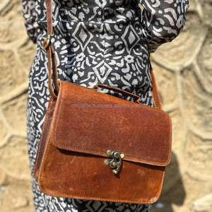 กระเป๋าถือหนังแท้สะพายข้างสำหรับผู้หญิงกระเป๋าสะพายข้างทำด้วยมือดีไซน์ใหม่ - Product Image 2