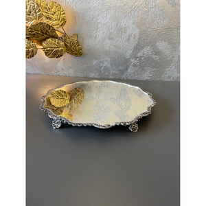 Support à gâteau en métal finition couleur argent, très vendu, de forme ronde, pour table, vaisselle d'hôtel, accessoires décoratifs pour gâteaux - Product Image 5