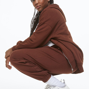 Pantalon de jogging fuselé en coton kaki de haute qualité avec cordon de serrage pour le sport et la course - Product Image 5