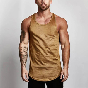 Men's Casual Workout Tank Tops Gym Sleeveless V-Neck Shirts Breathable Knitted Muscle <b>T</b>-Shirts 100% Polyester Solid - Product Image 6