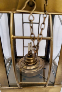 Lanterne à huile nautique en laiton de qualité supérieure, lampe à tempête vintage suspendue, lumière marine décorative disponible au prix de gros - Product Image 3