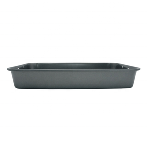 15x10 Inch Carbon Steel Roaster with drop <b>down</b> handle, Non-Stick Coating and Home Baking - Product Image 3