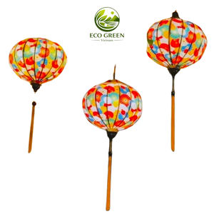 Traditional Vietnamese Hoi An Lantern Handmade Decor Lamp for Asian Restaurant Tea House and Cultural Events - Product Image 1
