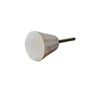 Poignées de meuble étanches de designer, en nacre naturelle, forme octogonale, décoratives pour cuisine et commode - Product Image 2