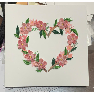 Carte d'anniversaire personnalisée en quilling 3D, cupcakes, ballons, artisanat en papier fait main avec enveloppe - Product Image 2