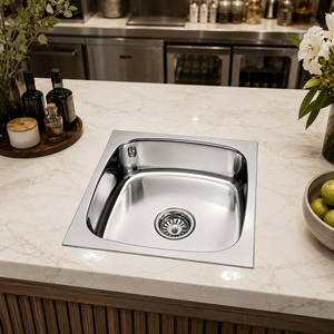 Modern Stainless Steel Square 304 <b>Kitchen</b> <b>Sink</b> Oval Bowl Wash Basin Countertop <b>Sink</b> - Product Image 2