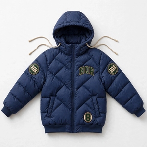Veste matelassée verte à capuche, respirante, doublée polaire, fermeture éclair, coupe-vent, pour l'hiver, unisexe, décontractée, en polyester, haute qualité - Product Image 4
