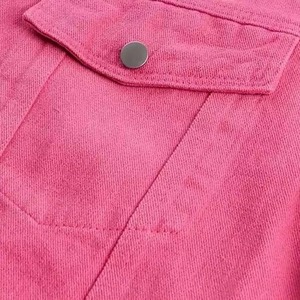 แจ็คเก็ตยีนส์โลโก้แบบกำหนดเองที่ดีที่สุดสำหรับผู้ชาย แจ็คเก็ตผ้าฝ้ายลำลองสำหรับผู้ชาย เสื้อโค้ทยีนส์ OEM สำหรับผู้ชายและผู้หญิง - Product Image 6