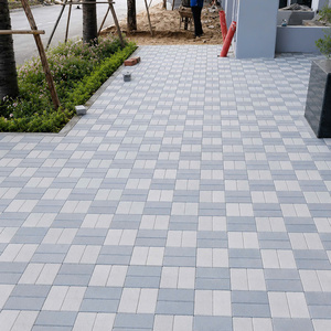 PP Plastic Double Cavity Faux Stone <b>Concrete</b> <b>Paver</b> <b>Mold</b> - Product Image 2