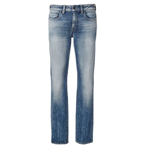 Pantalon taille haute bleu clair pour homme, coupe ample, jean droit en coton, jean baggy pour homme - Product Image 4