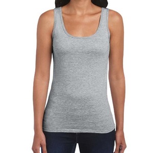 Custom Wholesale High Quality 100% Cotton Women Tank <b>Top</b> Purple Color Sleeveless Workout Vest Women's Tank <b>Tops</b> - Product Image 3