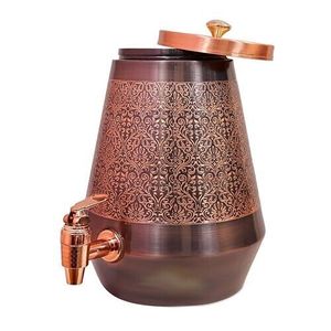 Copper <b>Water</b> Storage Dispenser <b>5L</b> with Faucet Beverage Dispenser Copper Drink Container for Catering Hotel Wholesale - Product Image 1
