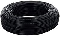 Fil de cuivre toronné 15 AWG 1,5 mm² rond nu en bobine, isolé PVC, câble d'alimentation 1100V