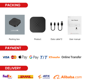 <span class=keywords><strong>Carlinkit</strong></span> Carplay <span class=keywords><strong>Android</strong></span> <span class=keywords><strong>11</strong></span> Boîte multimédia CarPlay sans fil CarPlay AI Box Carplay Wireless Drivelink dongle - Product Image 3