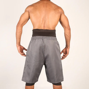 Shorts Awrah 2026 pour hommes, couleur unie, séchage rapide, avec cordon de serrage, taille haute, décontractés, pour le sport - Product Image 2