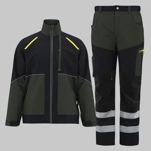 Vêtements de travail industriels à haute visibilité sur mesure, fabricant d'uniformes de sécurité pour ouvriers d'usine, exportateurs, polyester respirant - Product Image 3