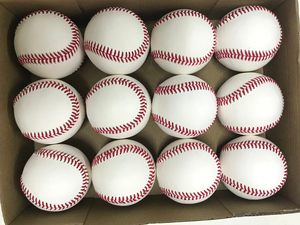 Pelota de Softbol Luminosa Amarilla de 9 Pulgadas de KATBROS INDUSTRIES con Costuras Rojas, para Diestros y Zurdos, Duradera para Práctica y Entrenamiento de Softbol - Product Image 6