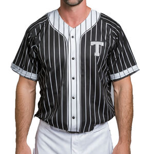 Maillots de baseball pour hommes à boutons, personnalisables, pour le baseball et le softball, maillots de baseball américains en gros - Product Image 5