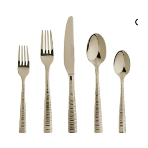 Juego de cubiertos minimalista con mangos de madera, acero inoxidable pulido a espejo, apto para lavavajillas, para uso en camping. - Product Image 2