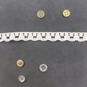 Cinta de Encaje a Rayas Ecológica de Poliéster 100% de 1.3cm de Ancho, Nueva, de la Marca Lace Dog, para Vestidos de Moda y Decoración del Hogar - Product Image 3