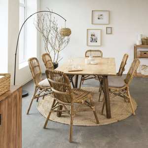 โต๊ะอาหารไม้มะม่วง แวนดาน่า นิมบัส โนวาลา - Product Image 6