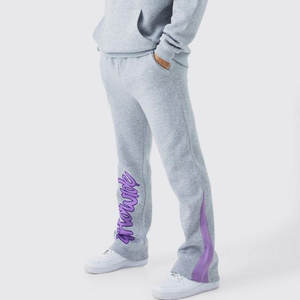 Ensemble de survêtement décontracté vintage et tendance pour homme, à capuche, uni, manches longues, 100 % coton, personnalisable - Product Image 5