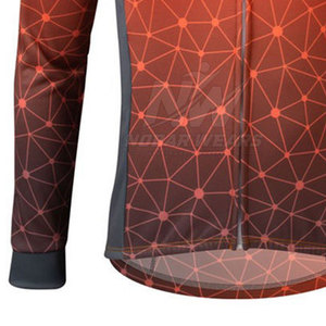 <b>Cycling</b> Team Long Sleeve Jersey With Professional Fabric Custom Design For Racing And Training Wholesale - Product Image 5