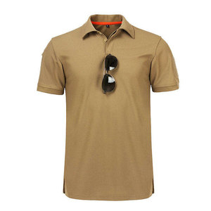 Qualité supérieure, prix d'usine, 100% coton, tricoté, uni, chemises pour hommes, logo personnalisé imprimé, broderie - Product Image 1
