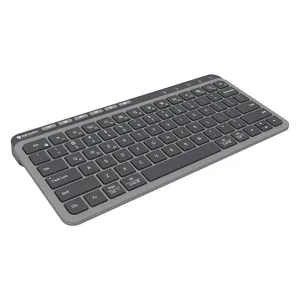 KEYCEO pabrik grosir 78 kunci gunting Keyboard untuk komputer Teclado PC Laptop Bluetooth Keyboard 2.4G + BT papan ketik nirkabel
